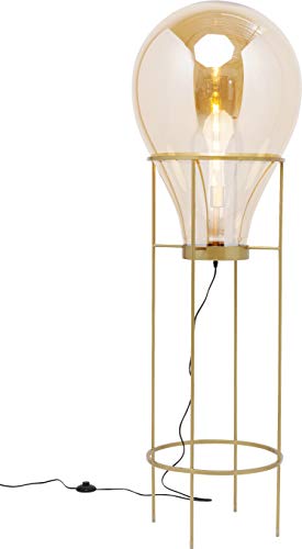 Kare Design Stehleuchte Pear Frame 158cm, außergewöhnliche Stehlampe, Goldene Lampe auf Messinggestell, große Lampe Wohnzimmer, (H/B/T) 158x50x50cm im Sale